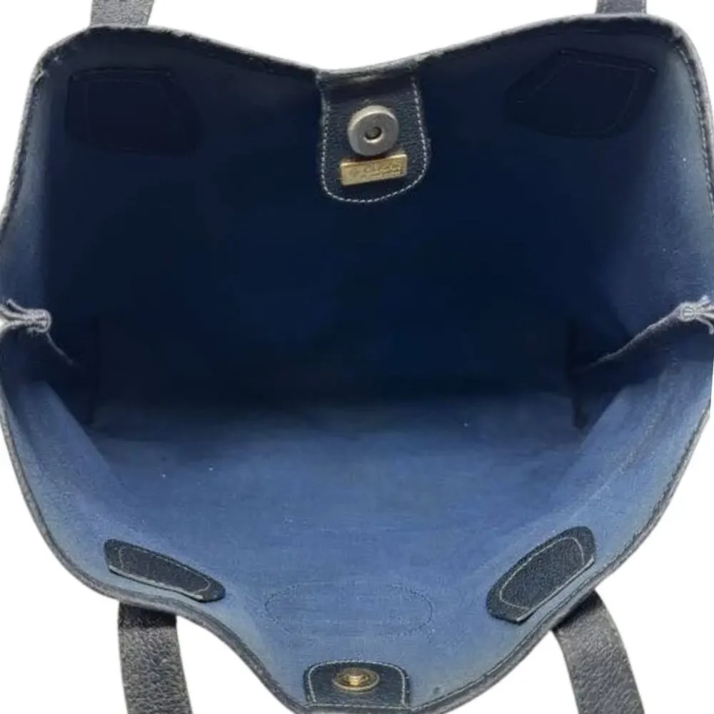 Gucci Bag Shoulder Tote XL Purse GG Logo Monogram Navy Blue Red‎ Ophidia Canvas - Picture 10 of 12